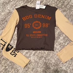 Urban BDG Denim Long Sleeve Top